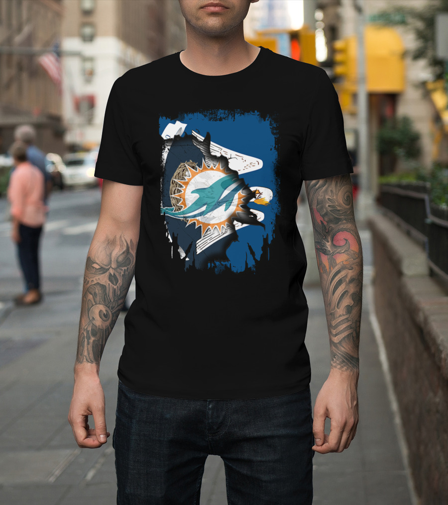 Together Louisiana Eagles Dolphins T-Shirt