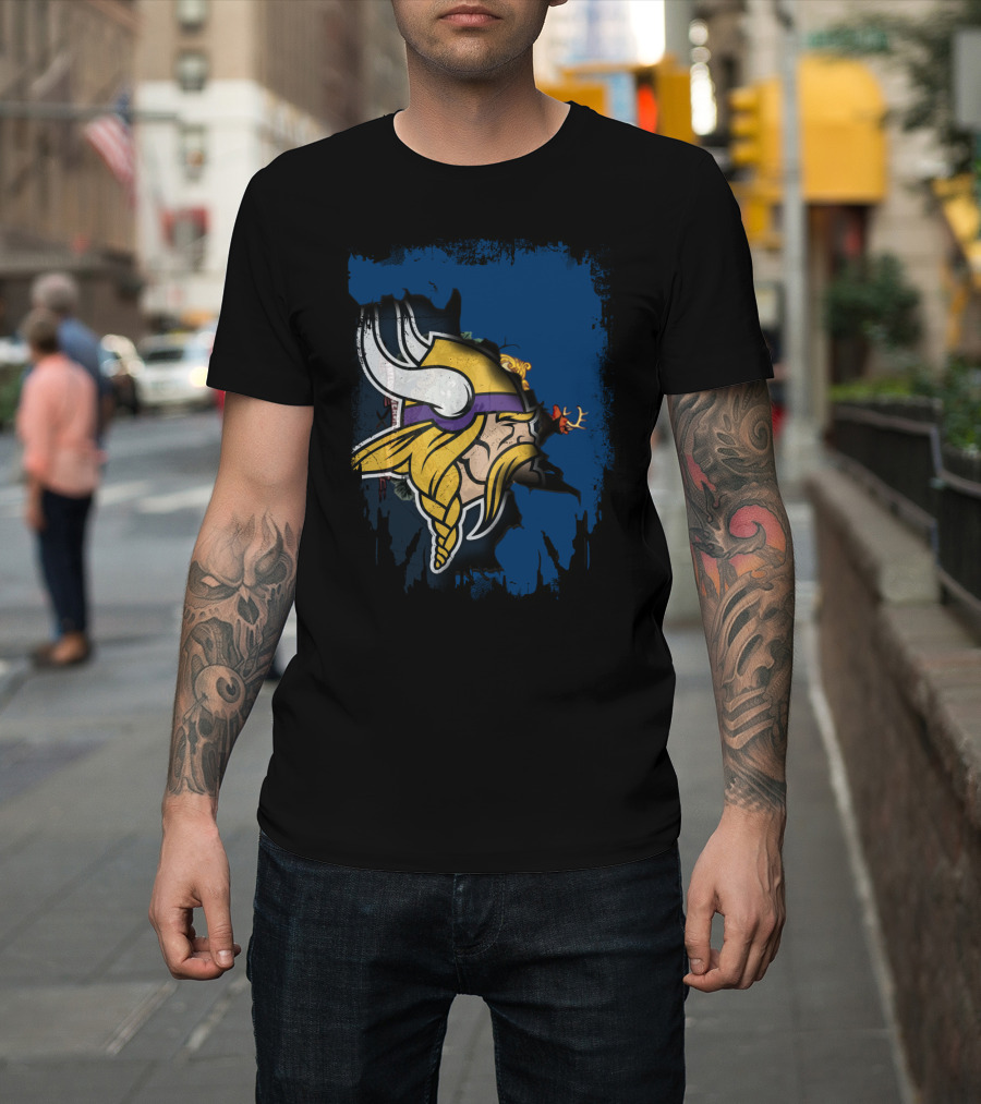 Vermont Vikings Heads Together Nordic Warrior T-Shirt