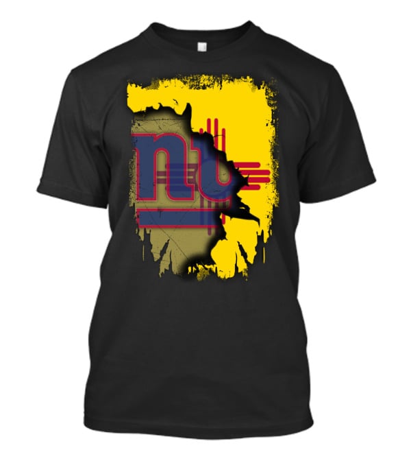 New Mexico Together With Giants Zia Symbol And Vintage NY Giants T-Shirt