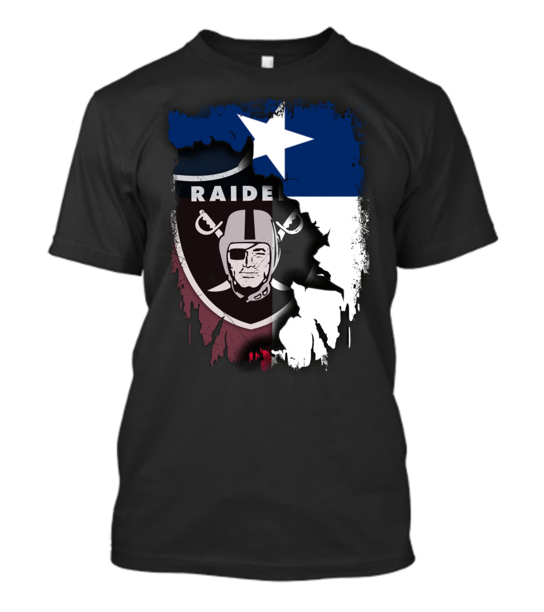 Together Texas Raiders Logo Fusion T-Shirt