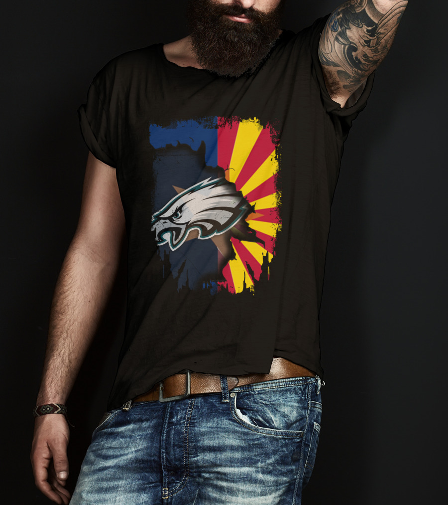 Arizona Eagles Unity Flag Emblem T-Shirt
