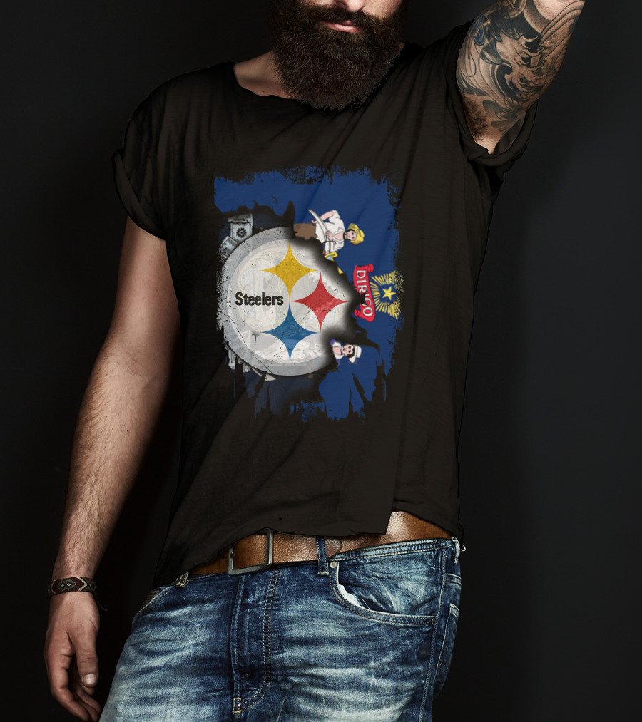 Steelers Maine Dirigo Logo Fusion T-Shirt