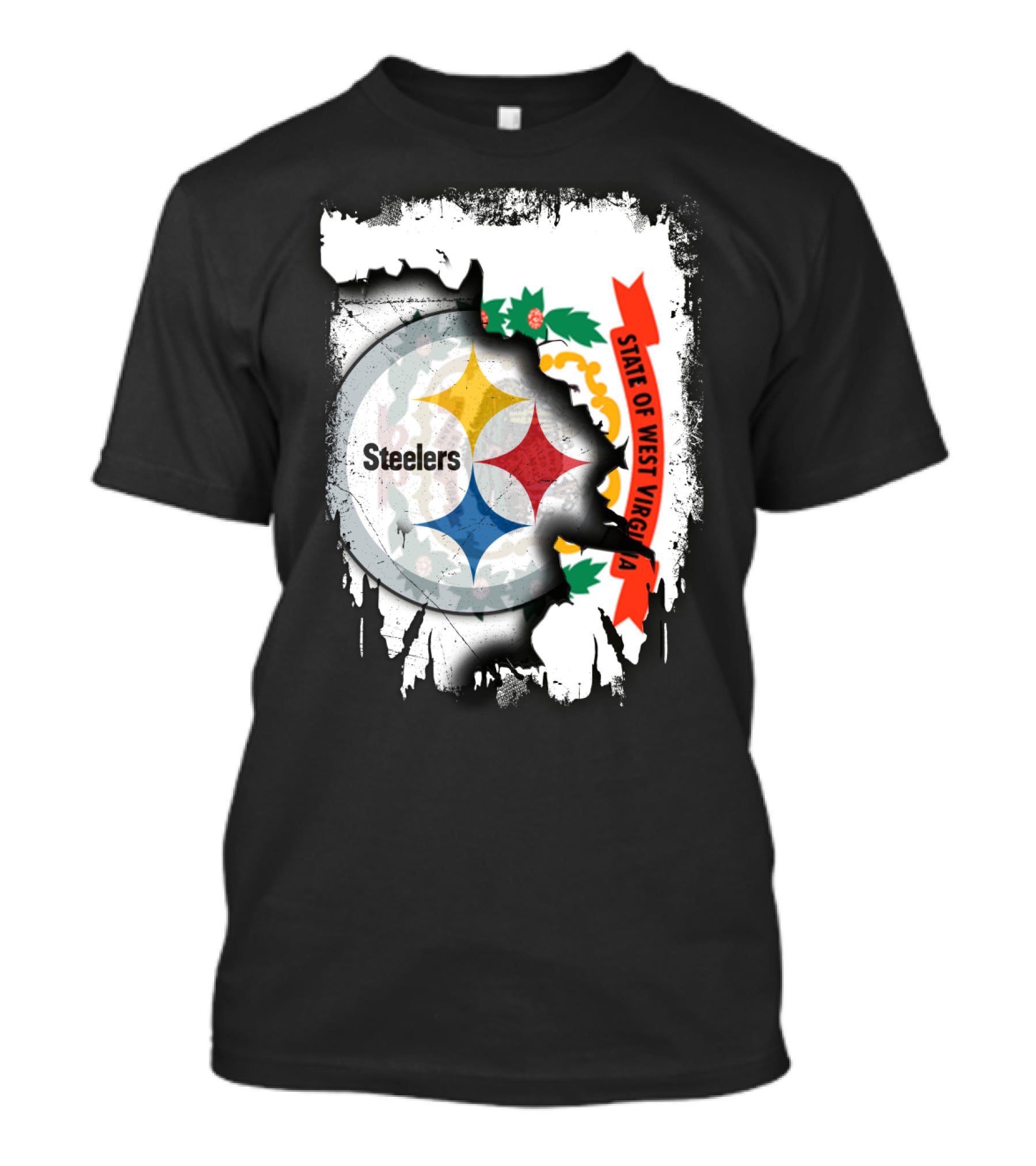 Steelers State Of West Virginia Unity T-Shirt