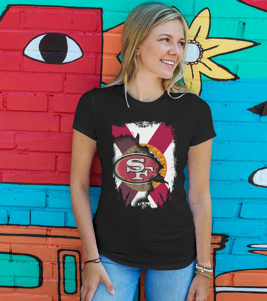 Florida Flag Together With San Francisco 49ers T-Shirt