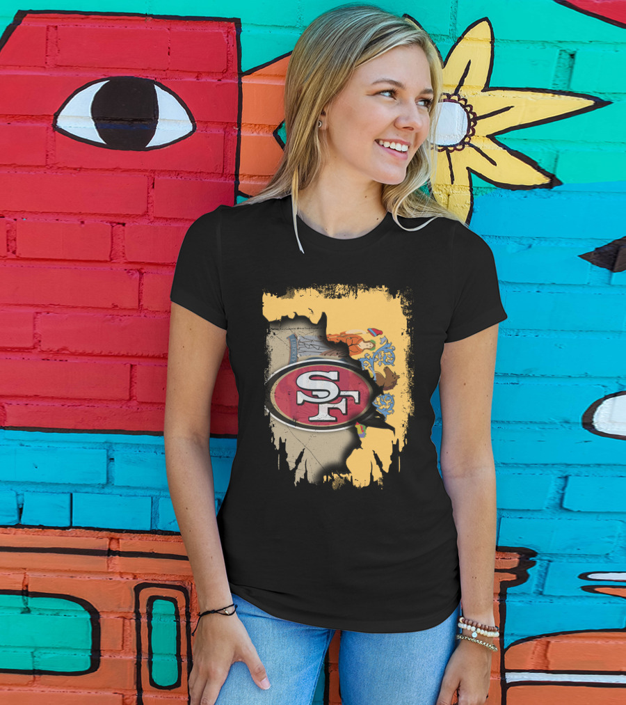Together New Jersey San Francisco 49ers Fan Loyalty T-Shirt