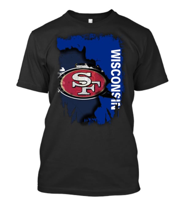 Wisconsin And 49ers United Fan T-Shirt