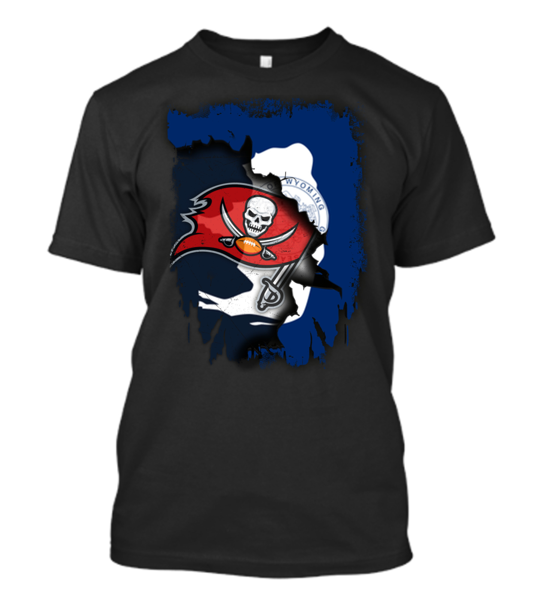 Tampa Bay Buccaneers Wyoming Collaboration T-Shirt