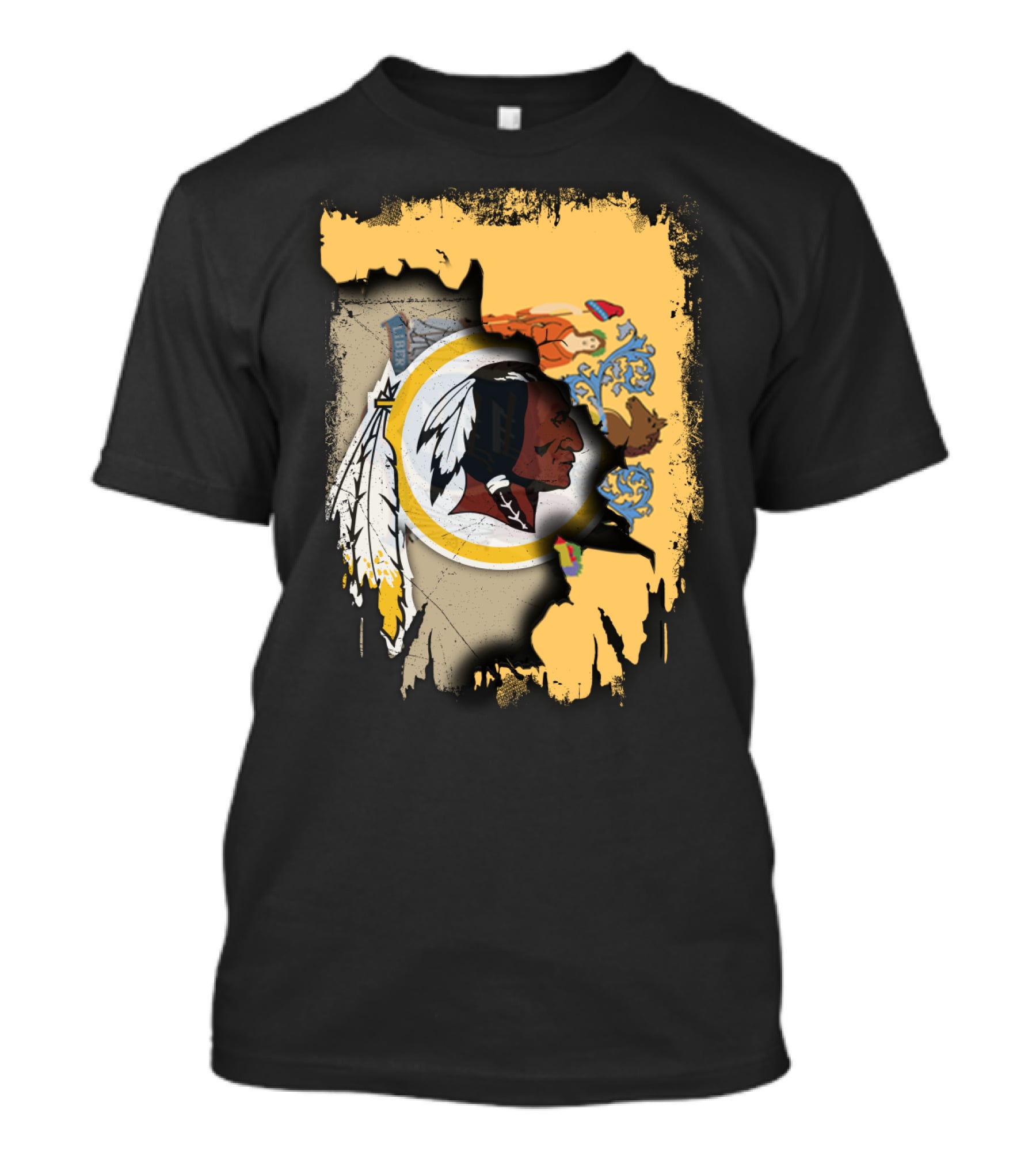 New Jersey And Redskins Unity Collaboration T-Shirt