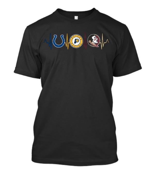 Love Colts Pacers Seminoles American Football Basketball College Sports T-Shirt