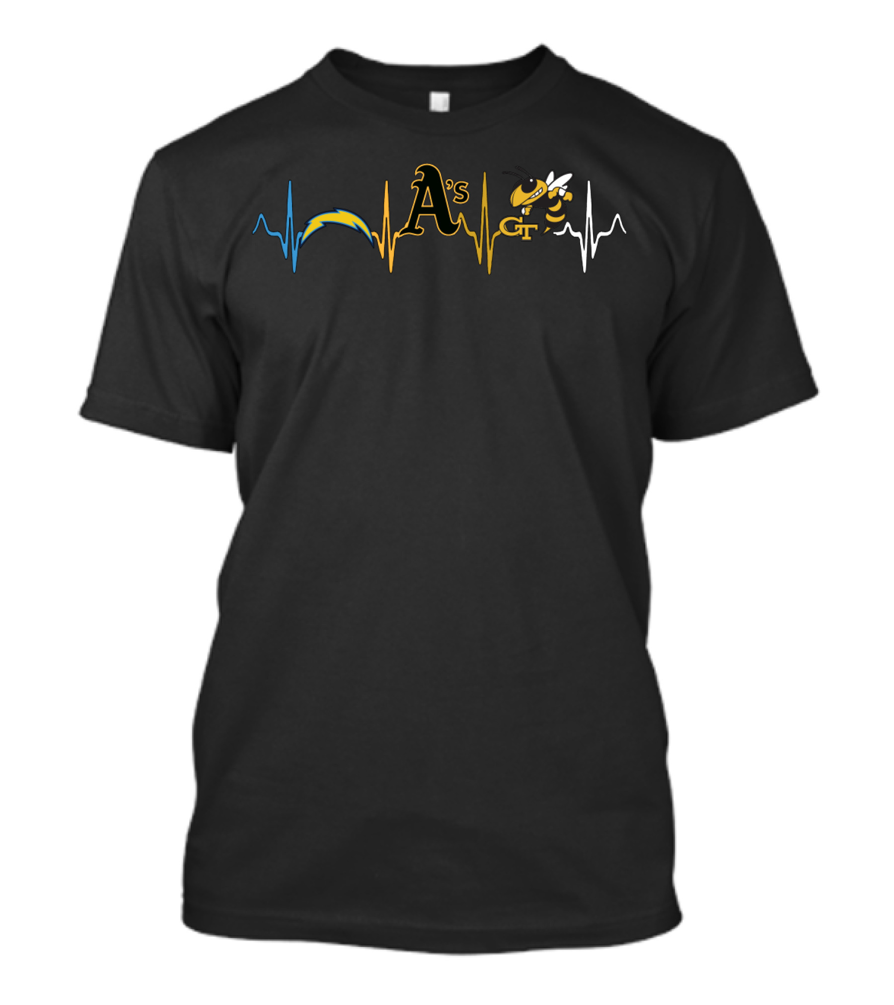 Love Chargers Athletics A's Gt Buzzing T-Shirt