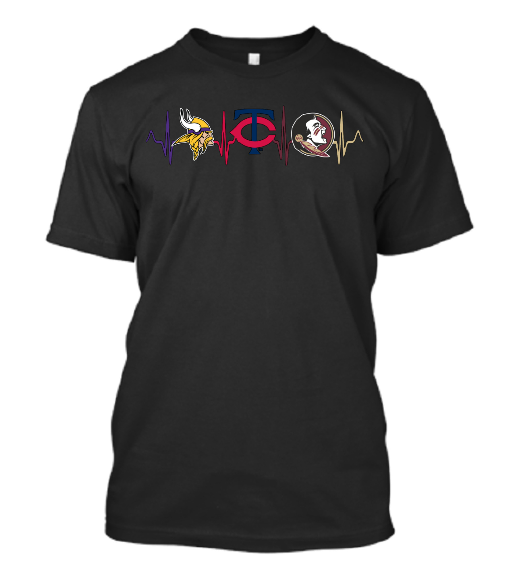 Love Vikings Twins Fsu Fan Combo T-Shirt