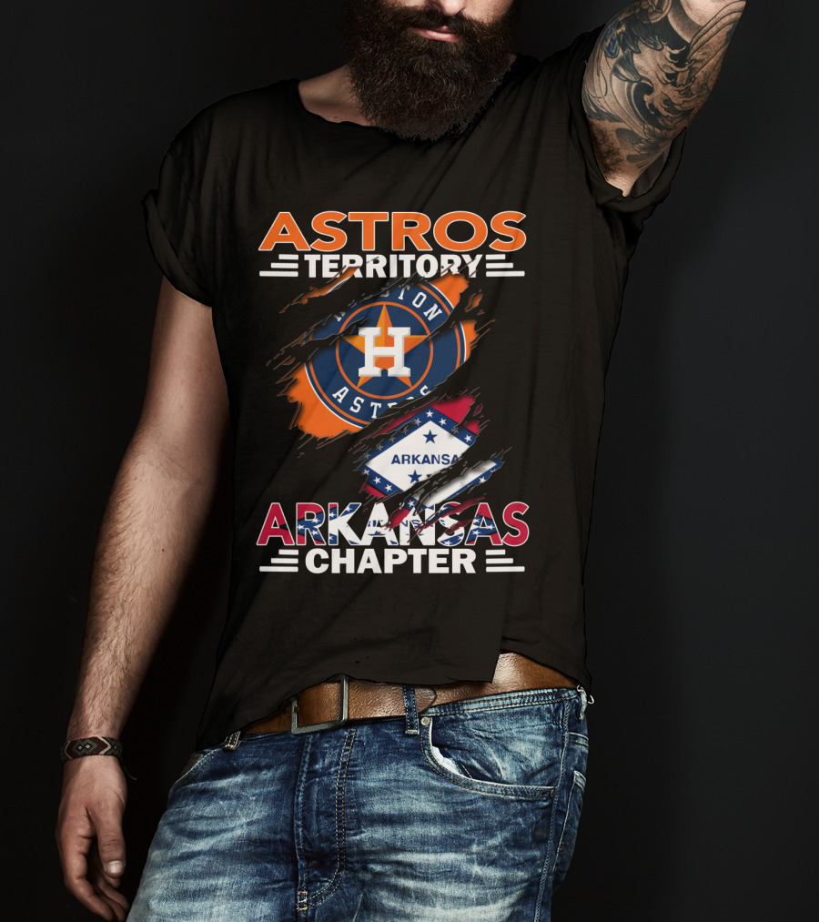 Astros Territory Houston Logo Arkansas Chapter T-Shirt