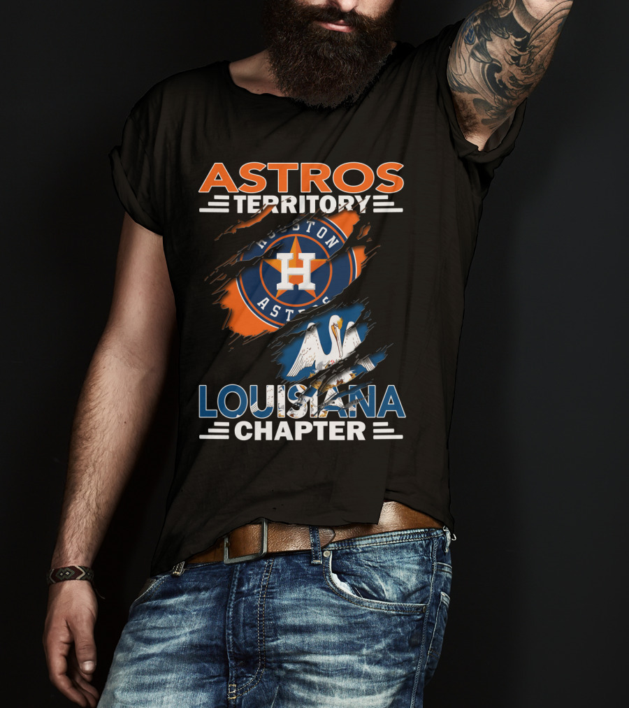 Astros Territory Houston Astros Louisiana Chapter T-Shirt