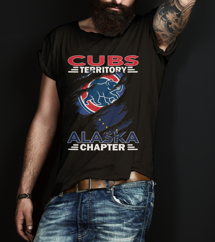 Cubs Territory Alaska Chapter Flag Bear T-Shirt