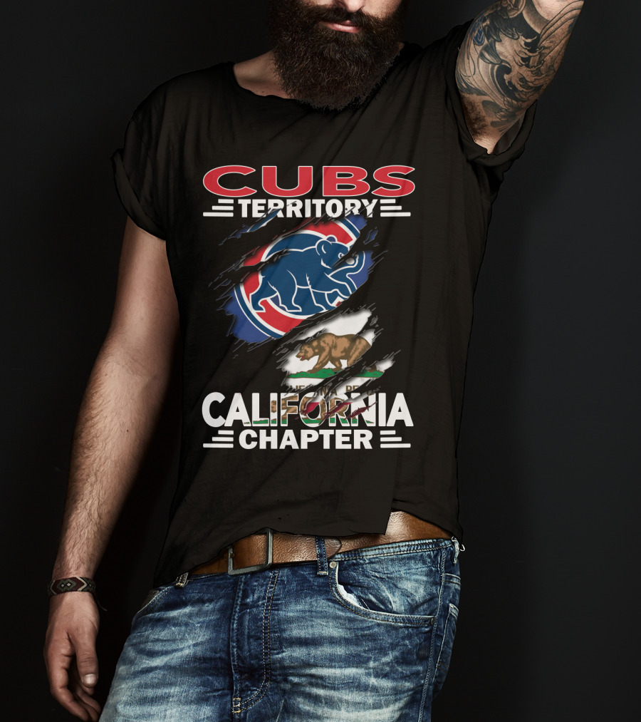 Cubs Territory California Chapter Bear Flag T-Shirt