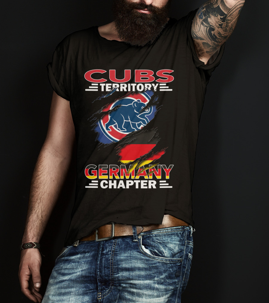 Cubs Territory Germany Chapter Flag And Bear Emblem T-Shirt
