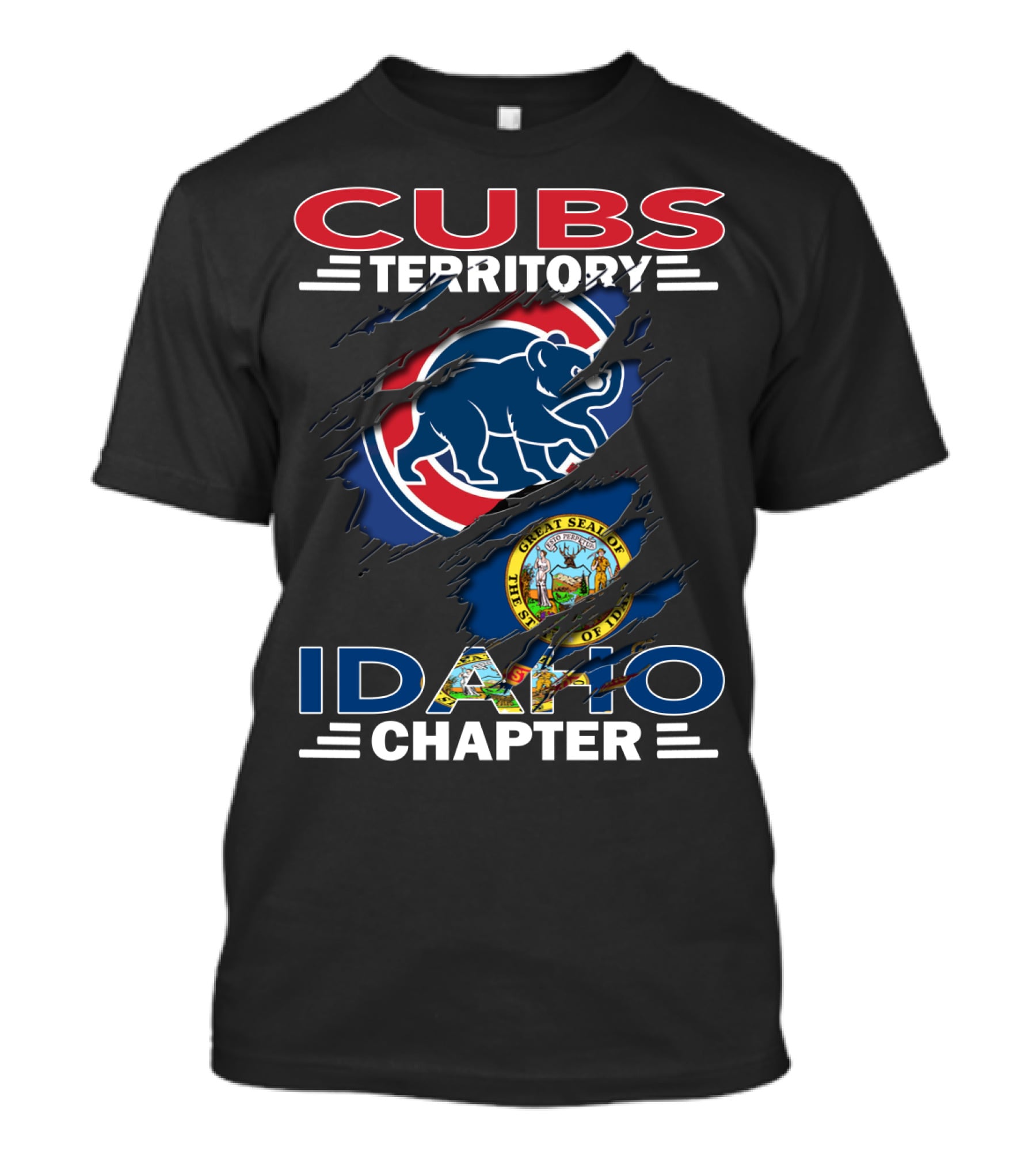Cubs Territory Idaho Chapter The Great Seal Of Idaho T-Shirt