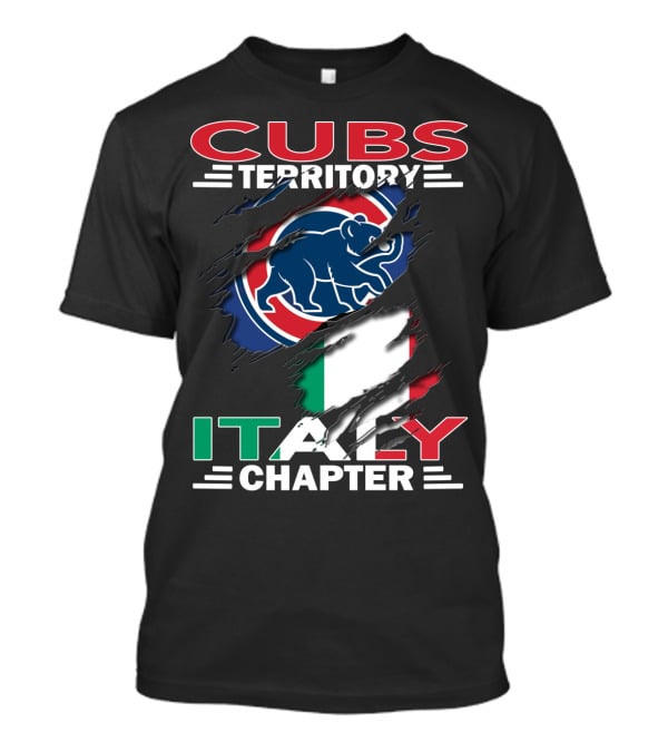 Cubs Territory Italy Chapter Flag And Bear T-Shirt