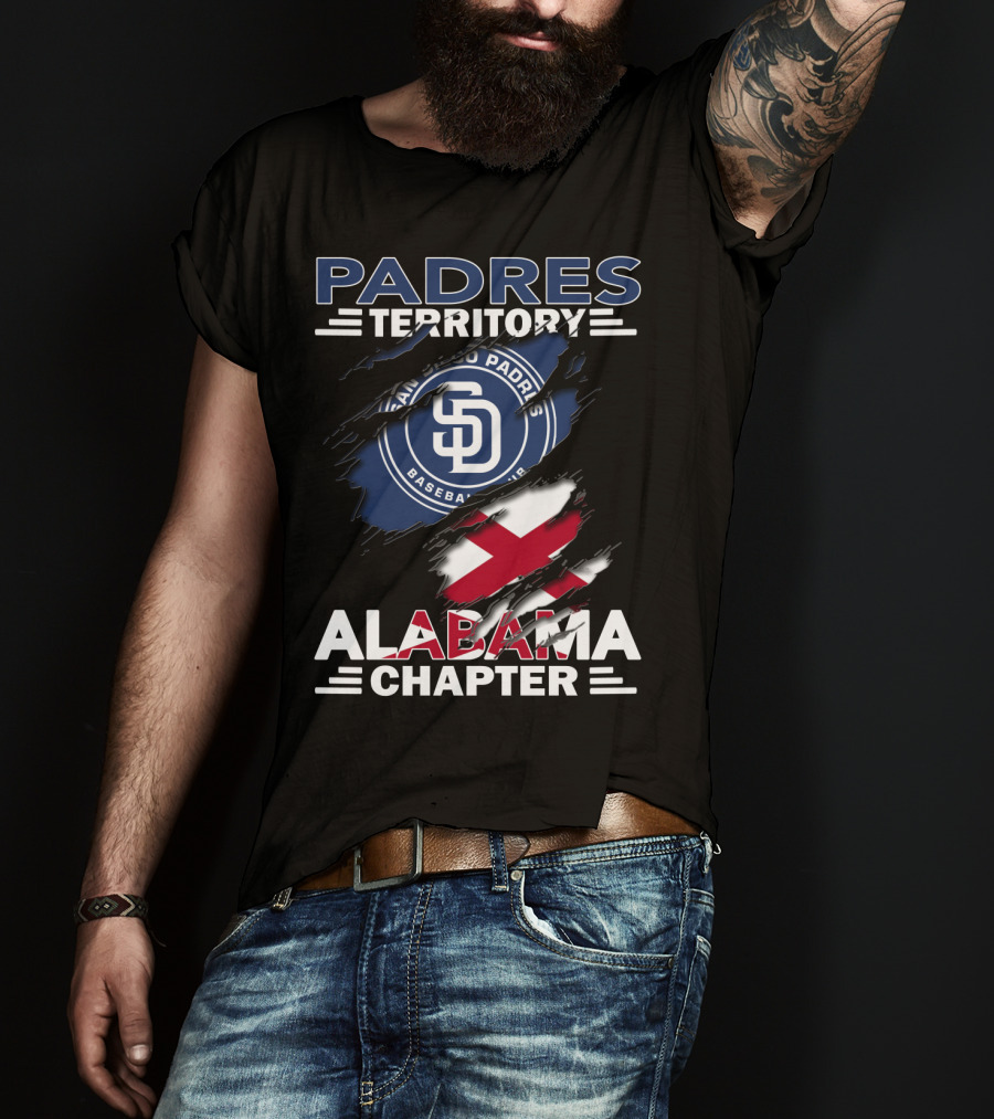 Padres Territory Alabama Chapter San Diego Padres Baseball Club T-Shirt