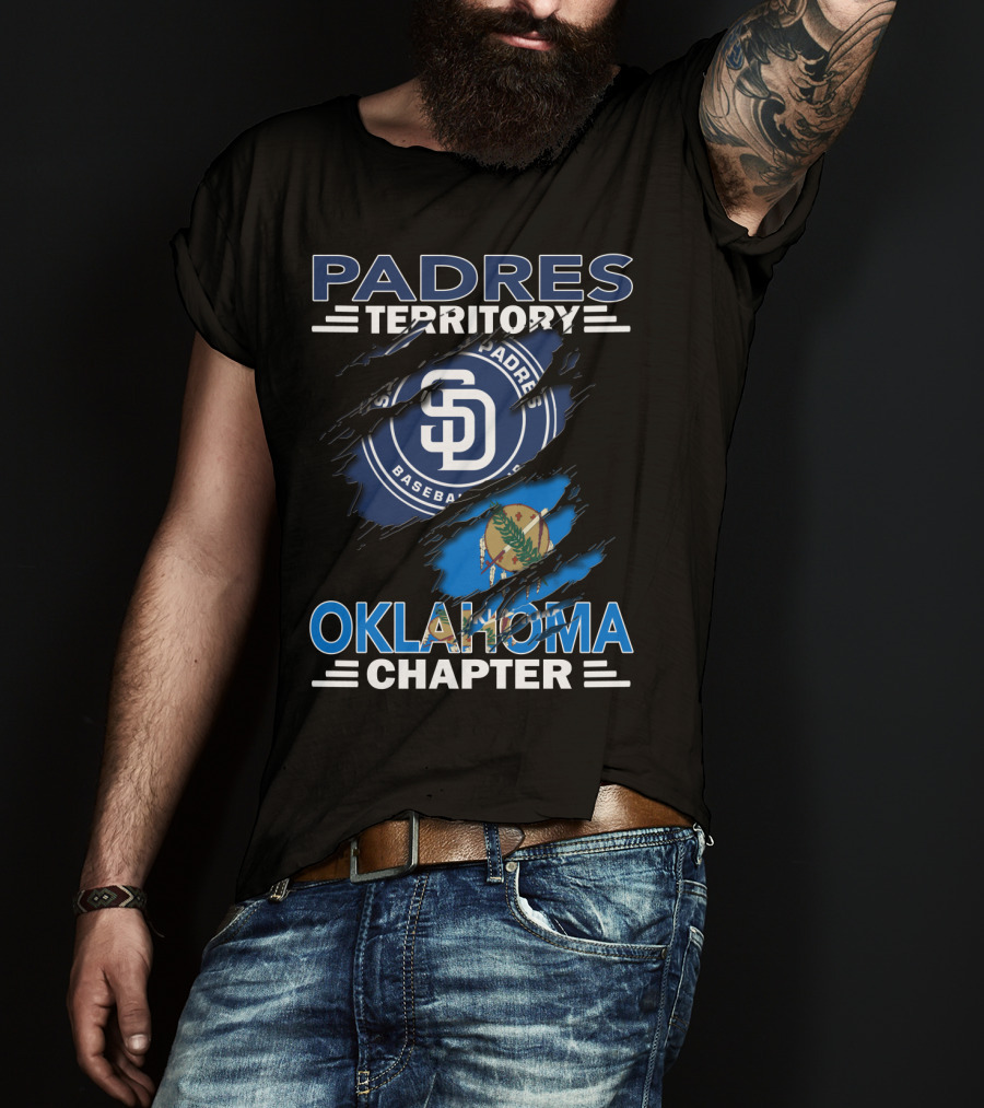 Padres Territory Oklahoma Chapter San Diego Baseball Fans T-Shirt