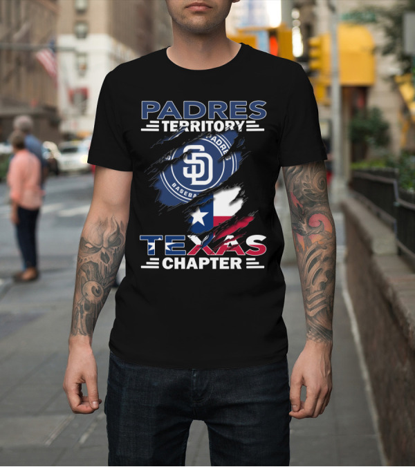 Shirt: San Diego Padres Territory Texas Chapter Baseball Flag T-Shirt San Diego Padres Territory Texas Chapter Baseball Flag T-Shirt