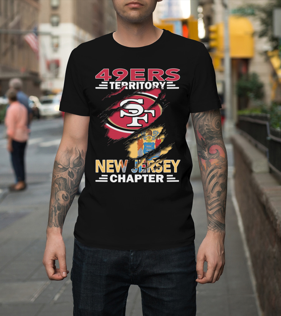 49ers Territory SF Logo New Jersey Chapter T-Shirt