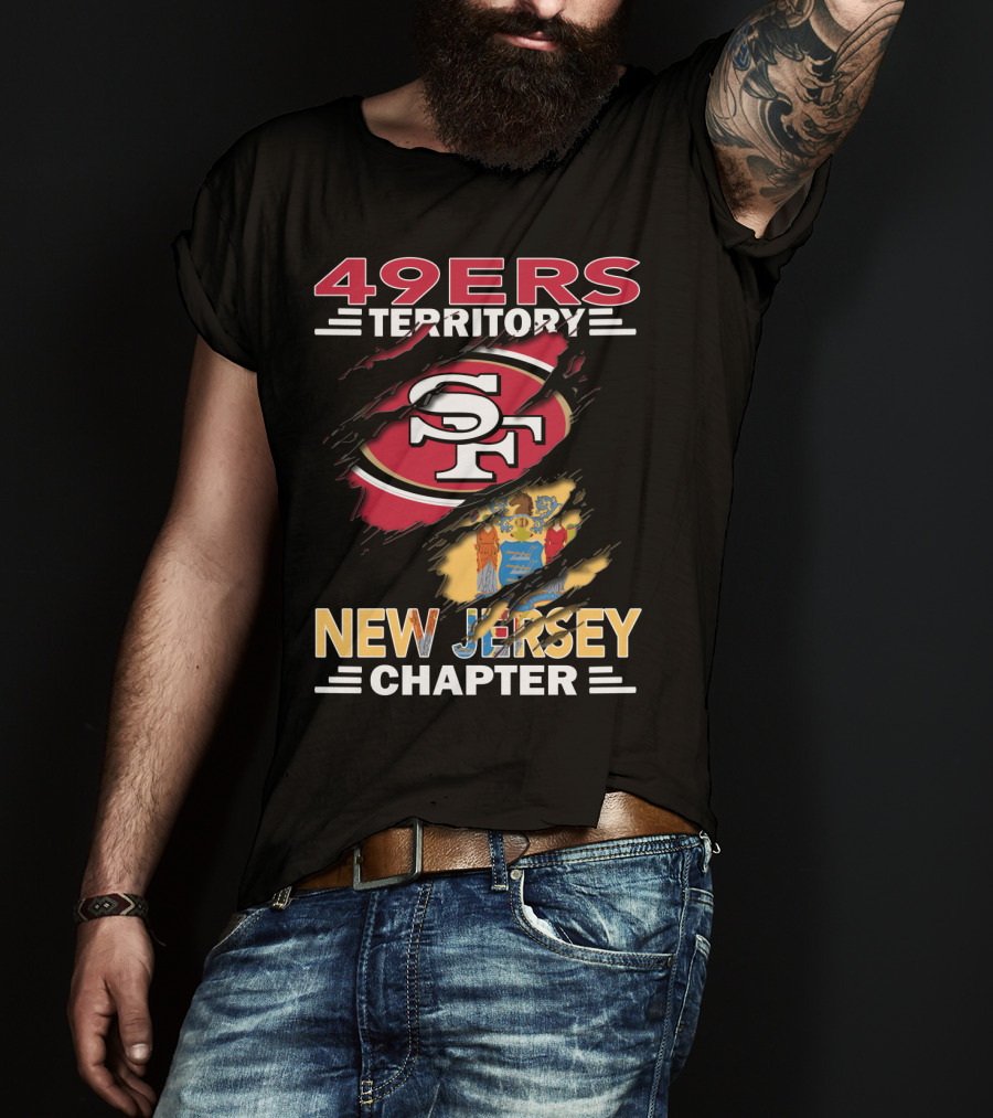 49ers Territory SF Logo New Jersey Chapter T-Shirt