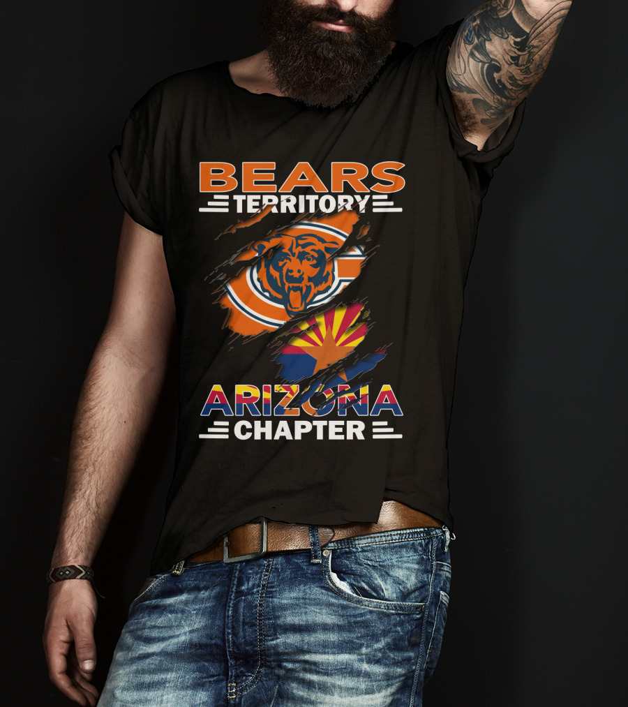 Bears Territory Arizona Chapter Chicago Football Fan Zone T-Shirt