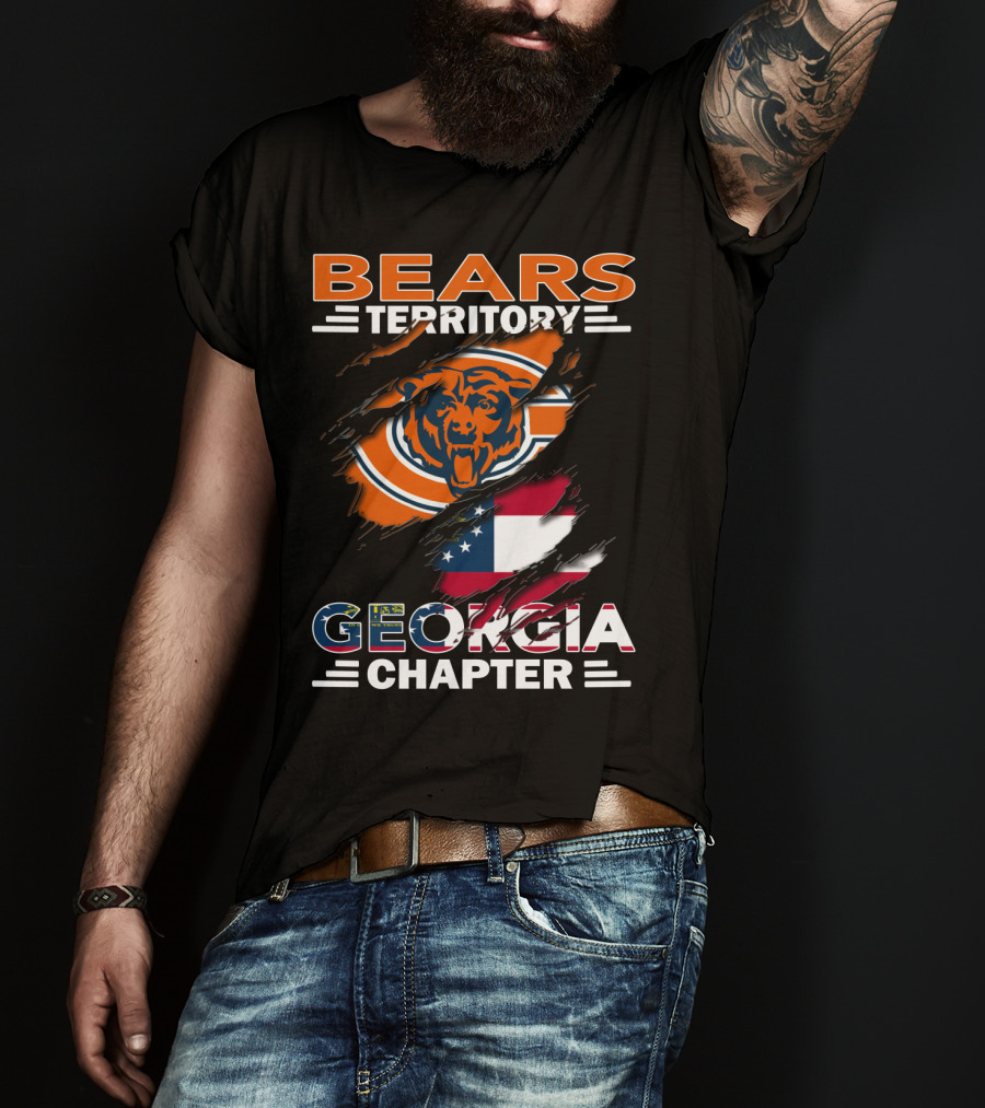 Bears Territory Chicago Bears Georgia Chapter T-Shirt