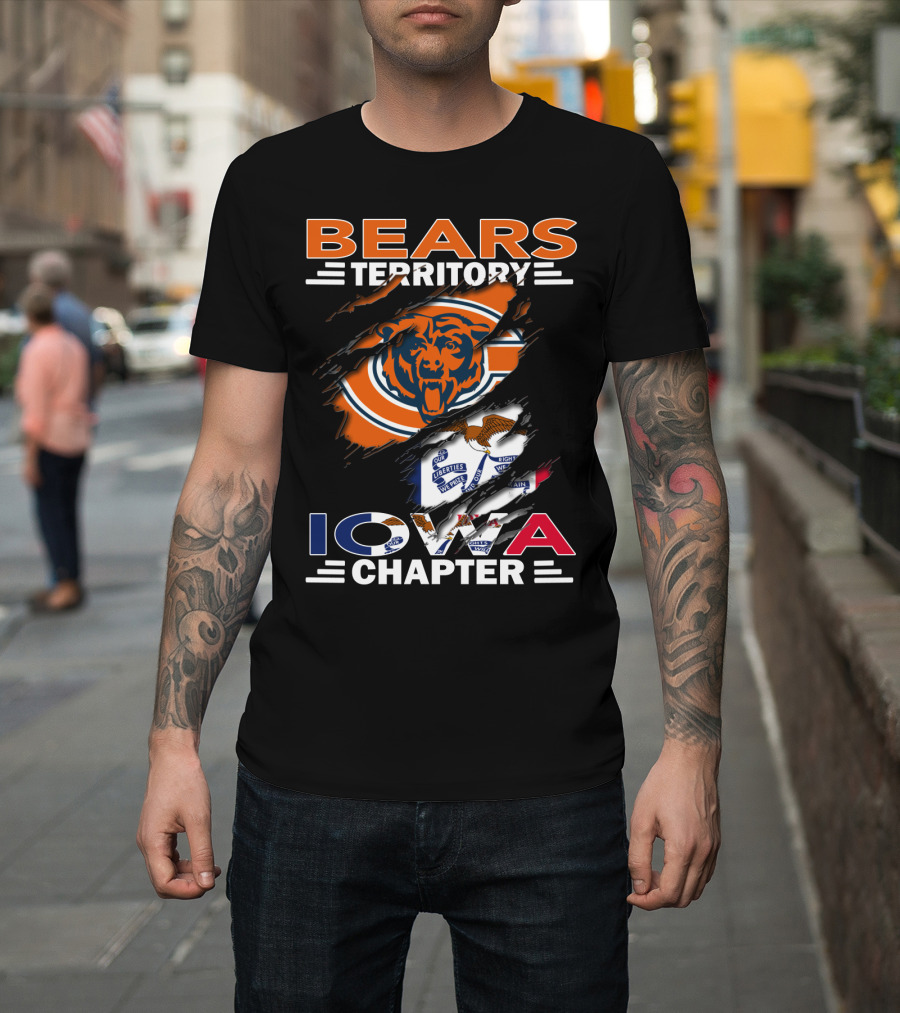 Bears Territory Iowa Chapter Chicago Bears Fan Club T-Shirt
