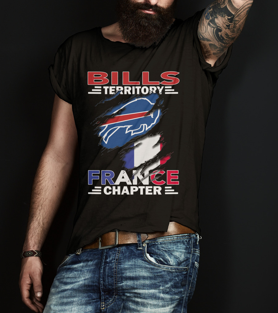 Bills Territory France Chapter Buffalo Football Fan Group T-Shirt