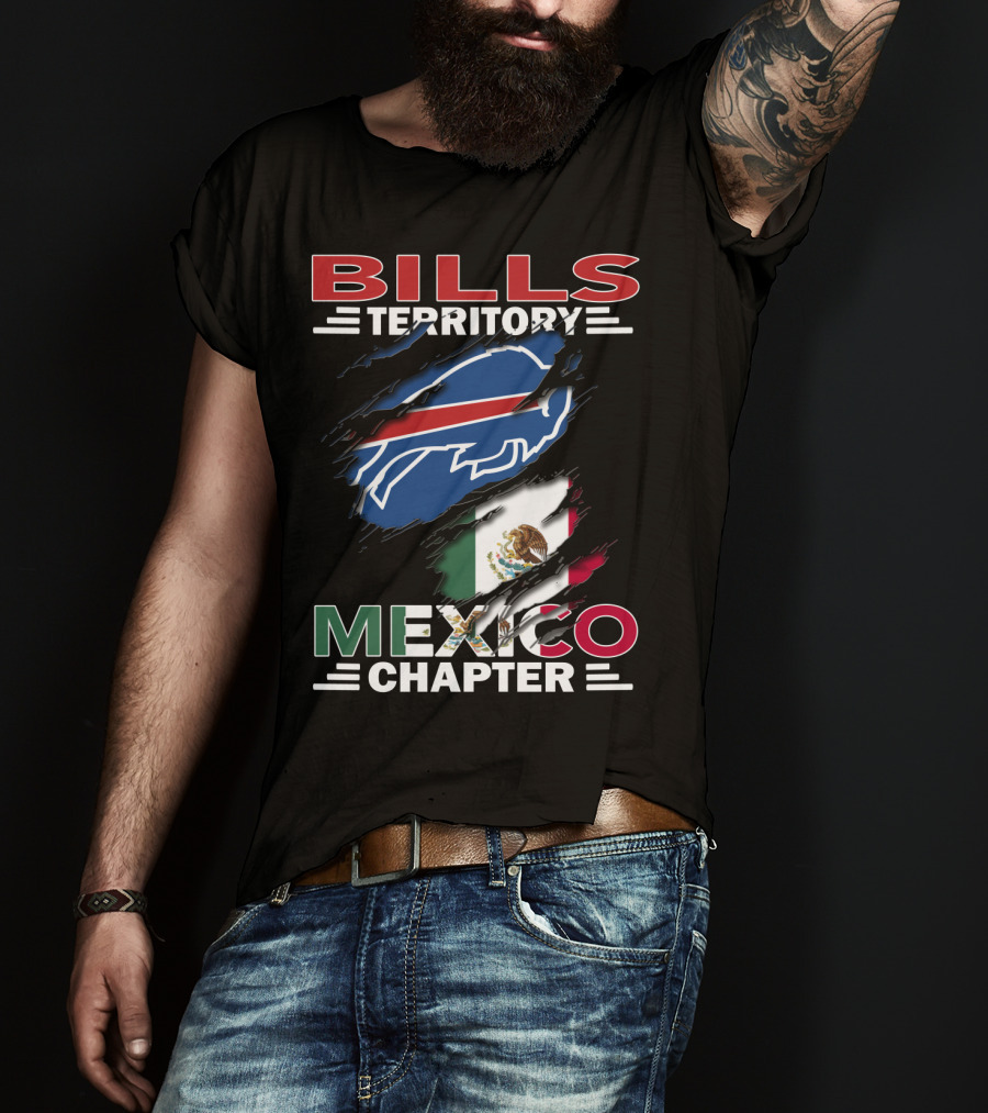 Bills Territory Mexico Chapter Buffalo Flag T-Shirt