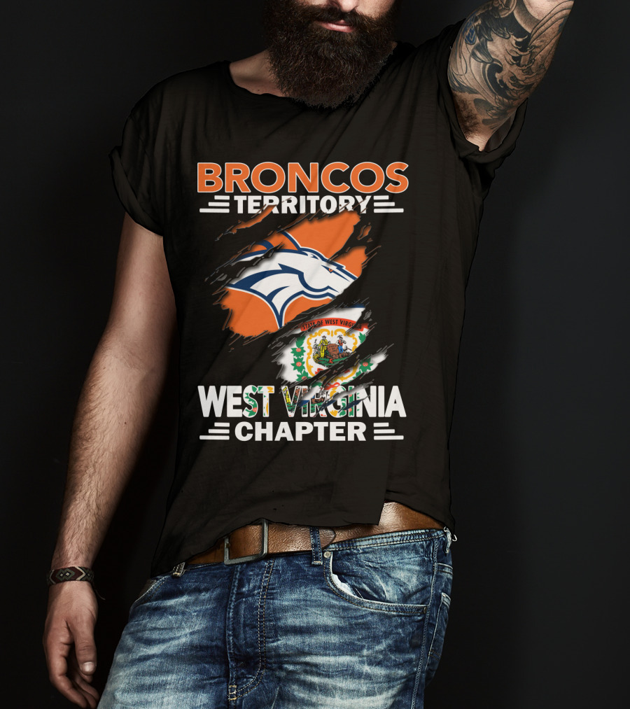 Broncos Territory West Virginia Chapter State Pride Edition T-Shirt