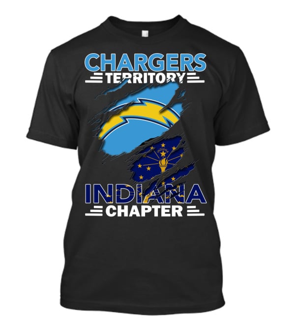 Chargers Territory Indiana Chapter NFL Sports Fans Enthusiasts Colts Crossover T-Shirt