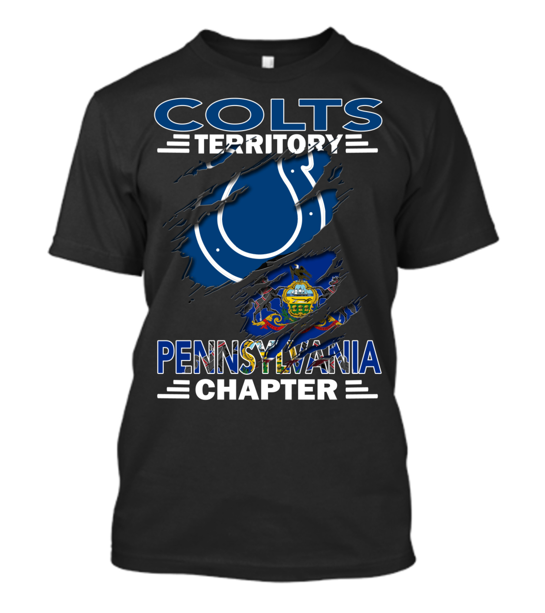 Colts Territory Pennsylvania Chapter Flag T-Shirt
