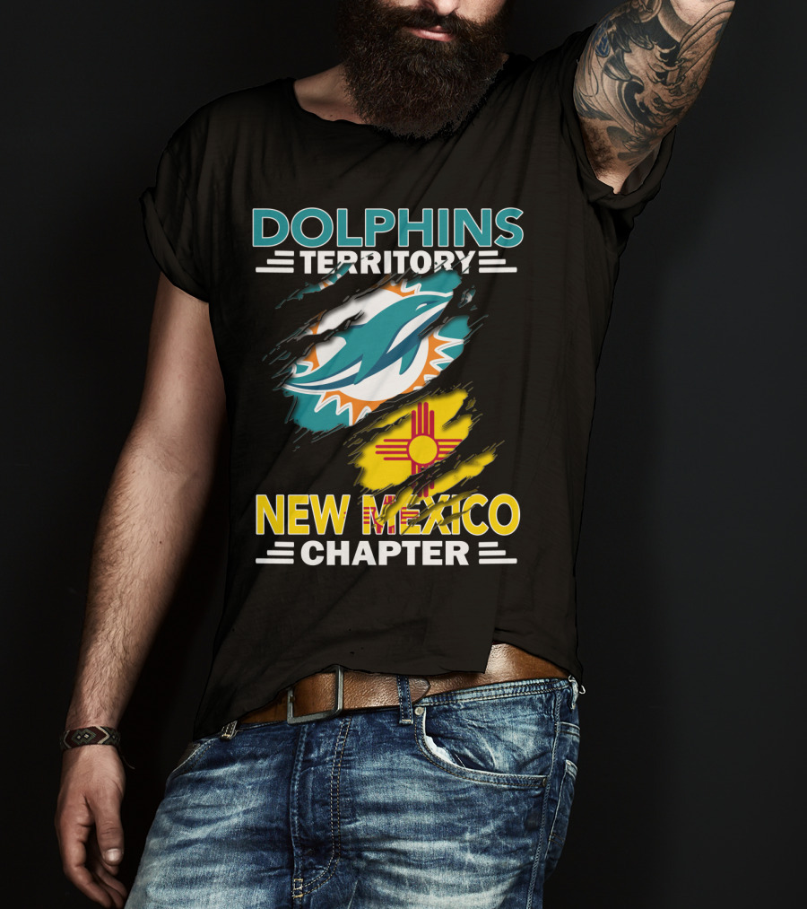 Dolphins Territory New Mexico Chapter Miami Dolphins Zia T-Shirt