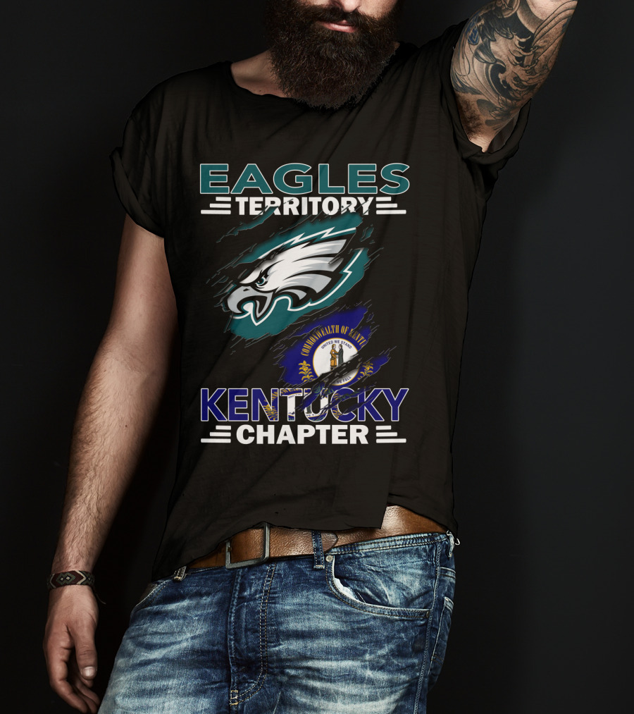 Eagles Territory Kentucky Chapter Commonwealth Flag Integration T-Shirt