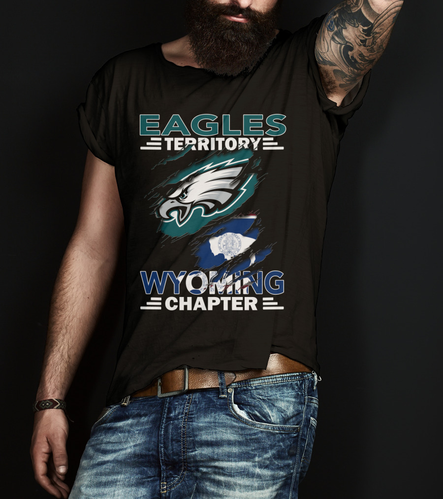 Eagles Territory Wyoming Chapter Fan Community Connections T-Shirt
