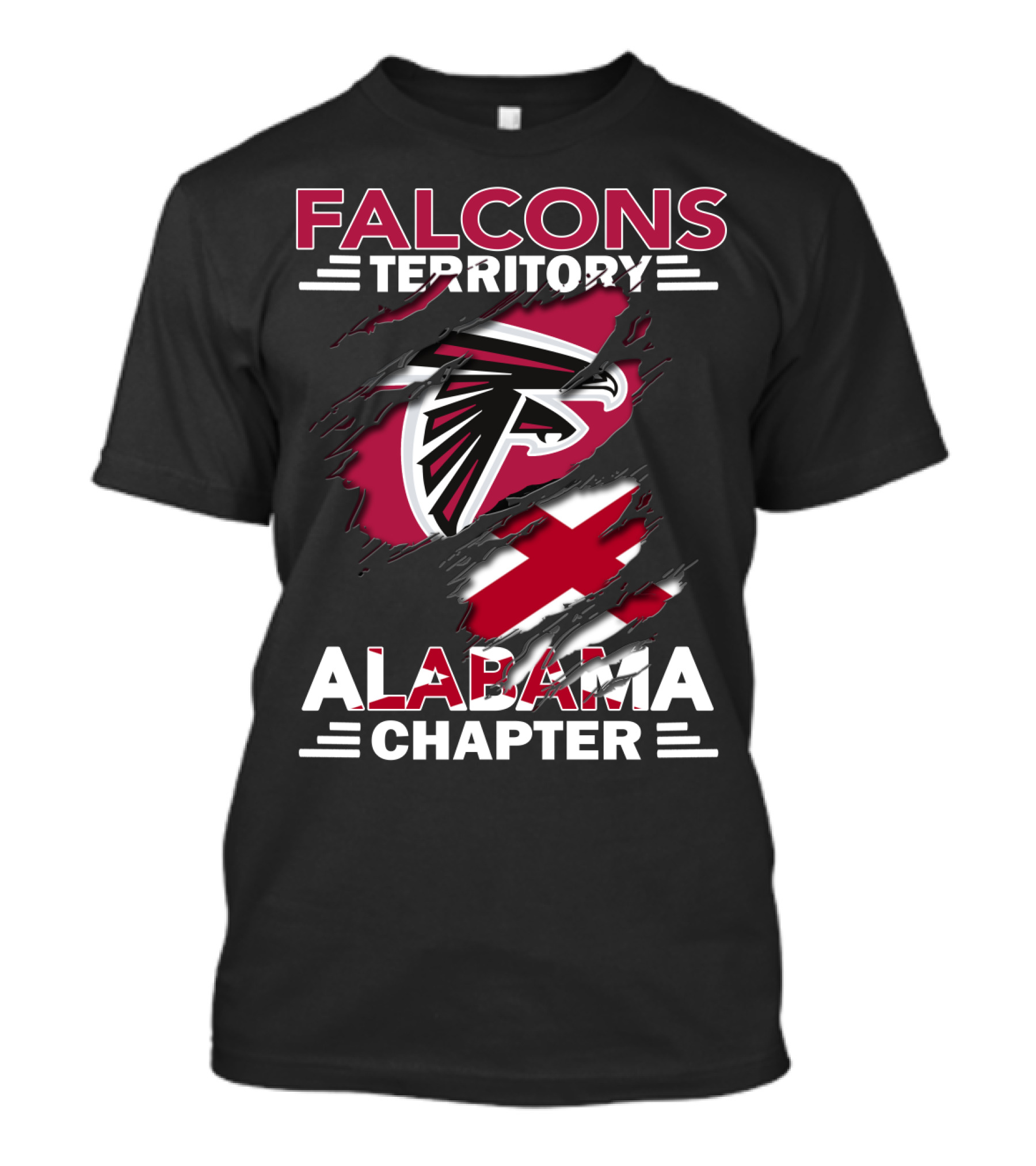 Falcons Territory Alabama Chapter Fan Club T-Shirt