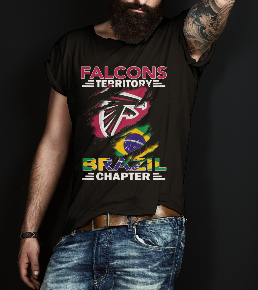 Falcons Territory Brazil Chapter NFL Fan Club South American Division T-Shirt
