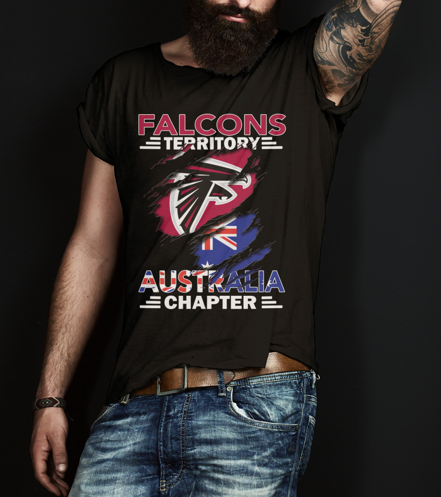 Falcons Territory Australia Chapter Flag Logo Emblem T-Shirt