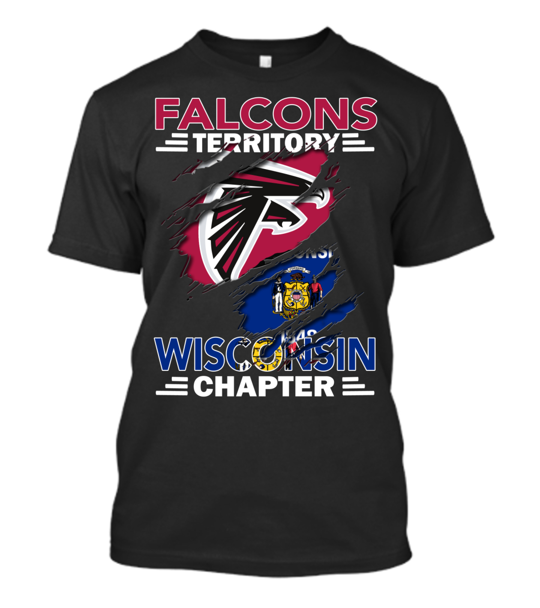 Falcons Territory Wisconsin Chapter T-Shirt