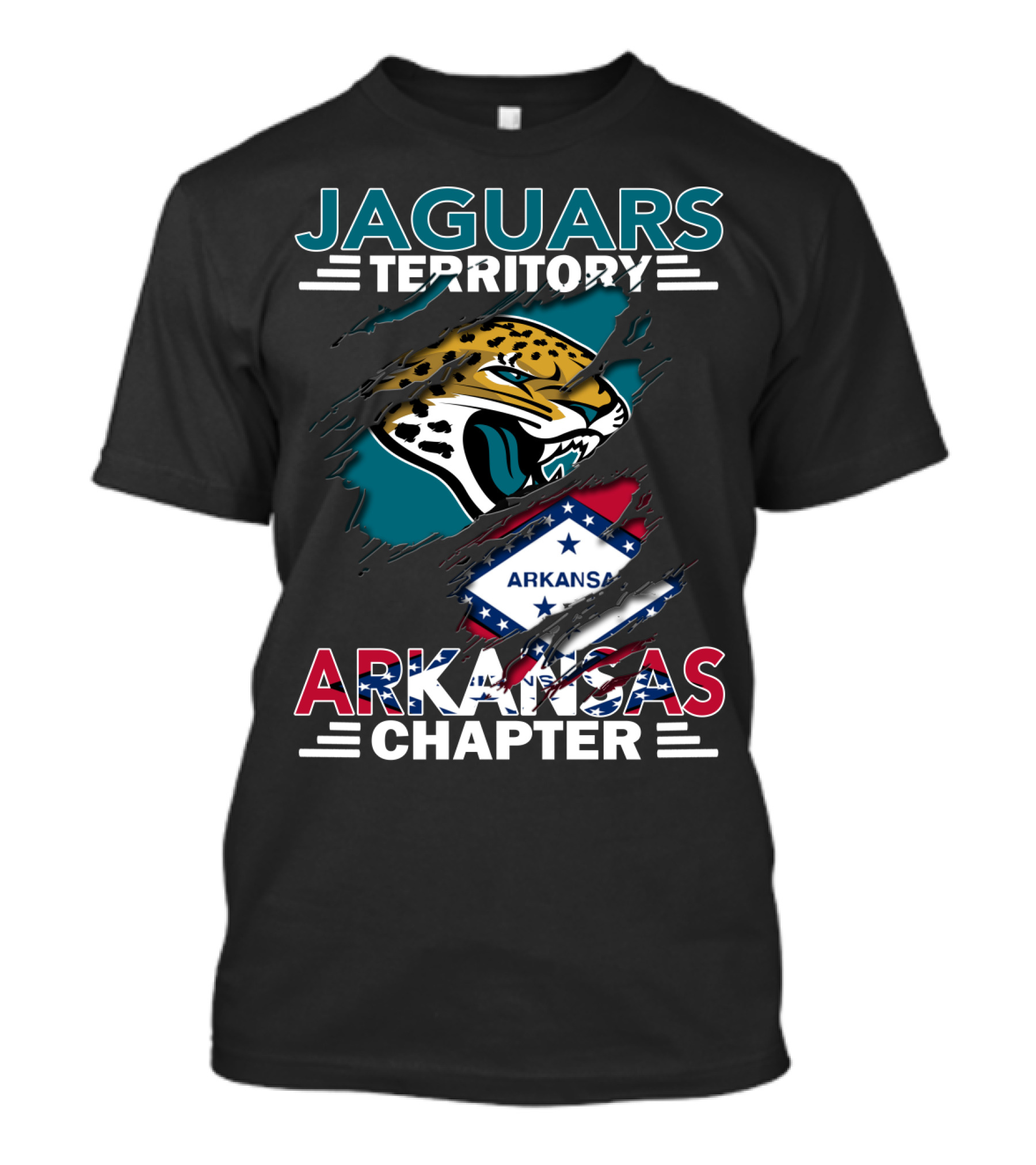 Jaguars Territory Arkansas Chapter Arkansas Flag Jaguar T-Shirt