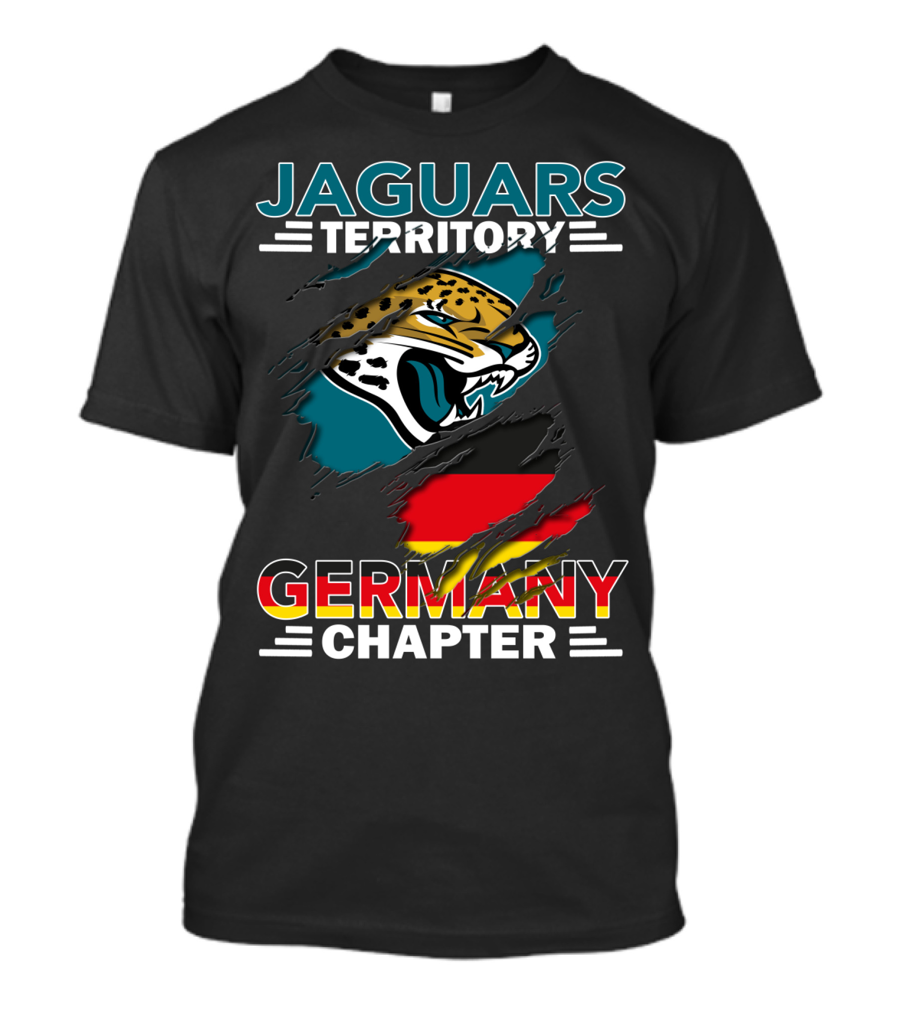 Jaguars Territory Germany Chapter Flag And Jaguar T-Shirt