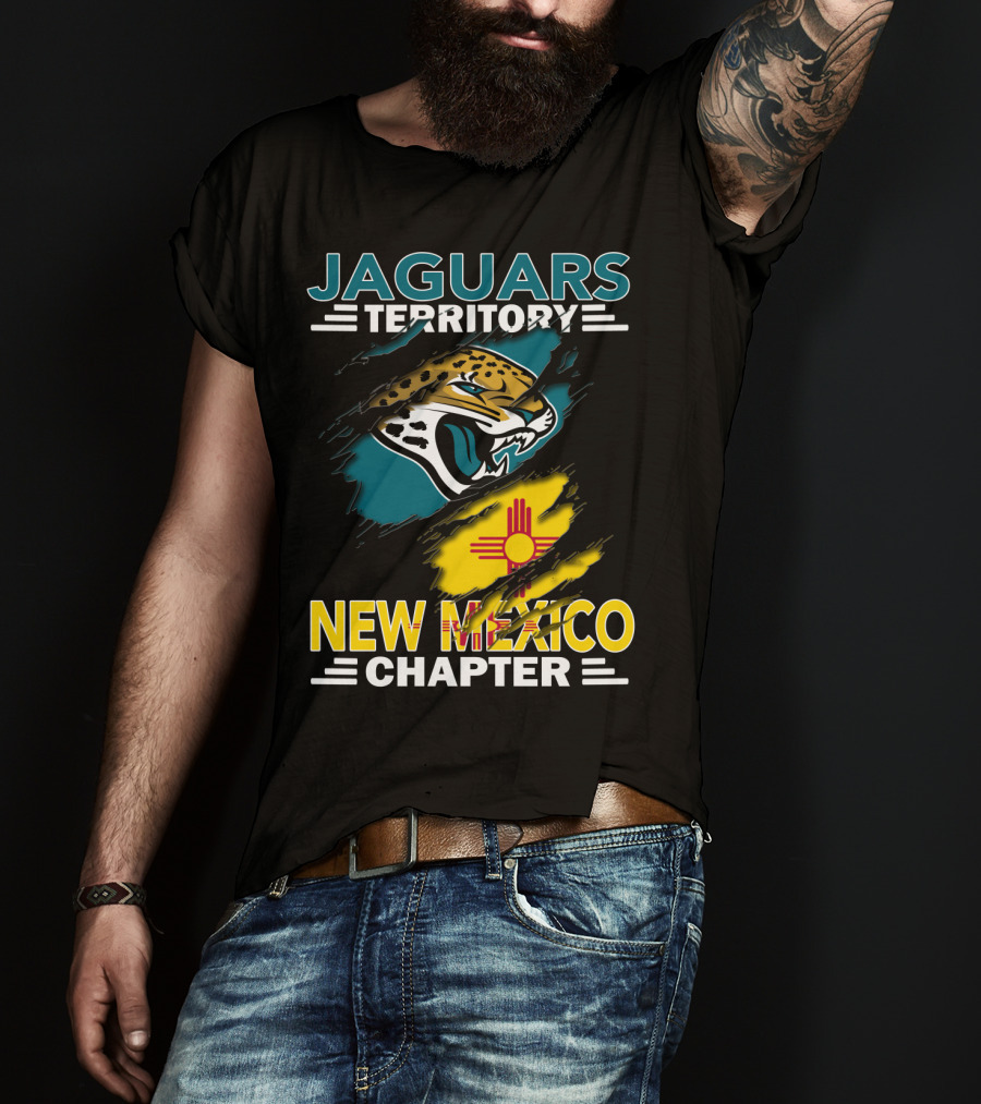 Jaguars Territory New Mexico Chapter State Pride And Team Spirit T-Shirt