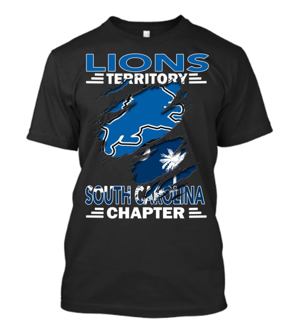 Lions Territory South Carolina Chapter Palmetto Flag T-Shirt
