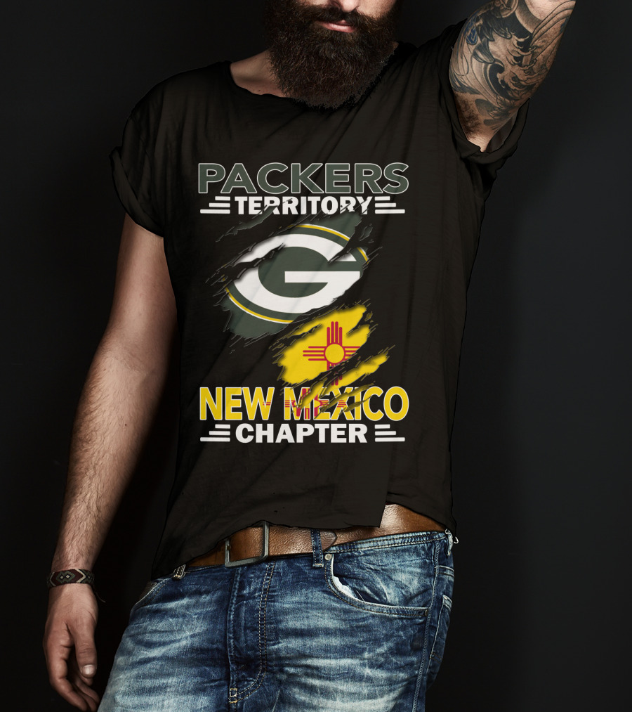 Packers Territory New Mexico Chapter G Logo And Zia T-Shirt