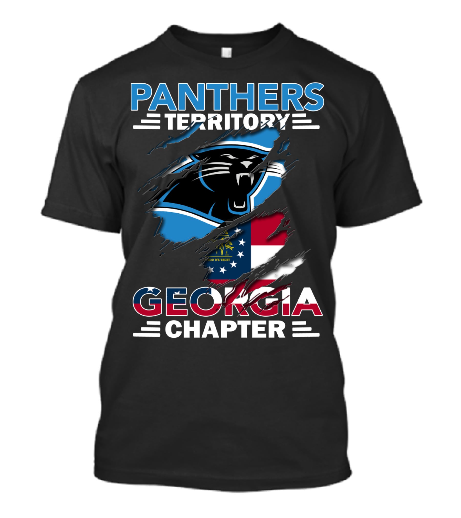 Panthers Territory Georgia Chapter Flag T-Shirt