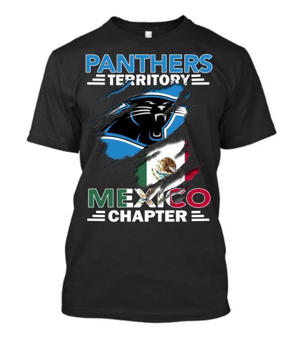 Panthers Territory Mexico Chapter Flag Emblem T-Shirt