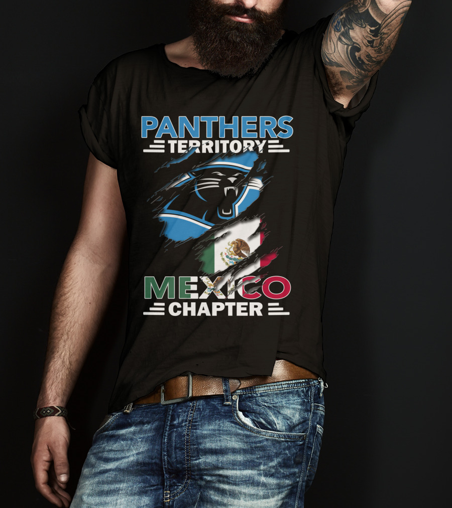Panthers Territory Mexico Chapter Flag Emblem T-Shirt